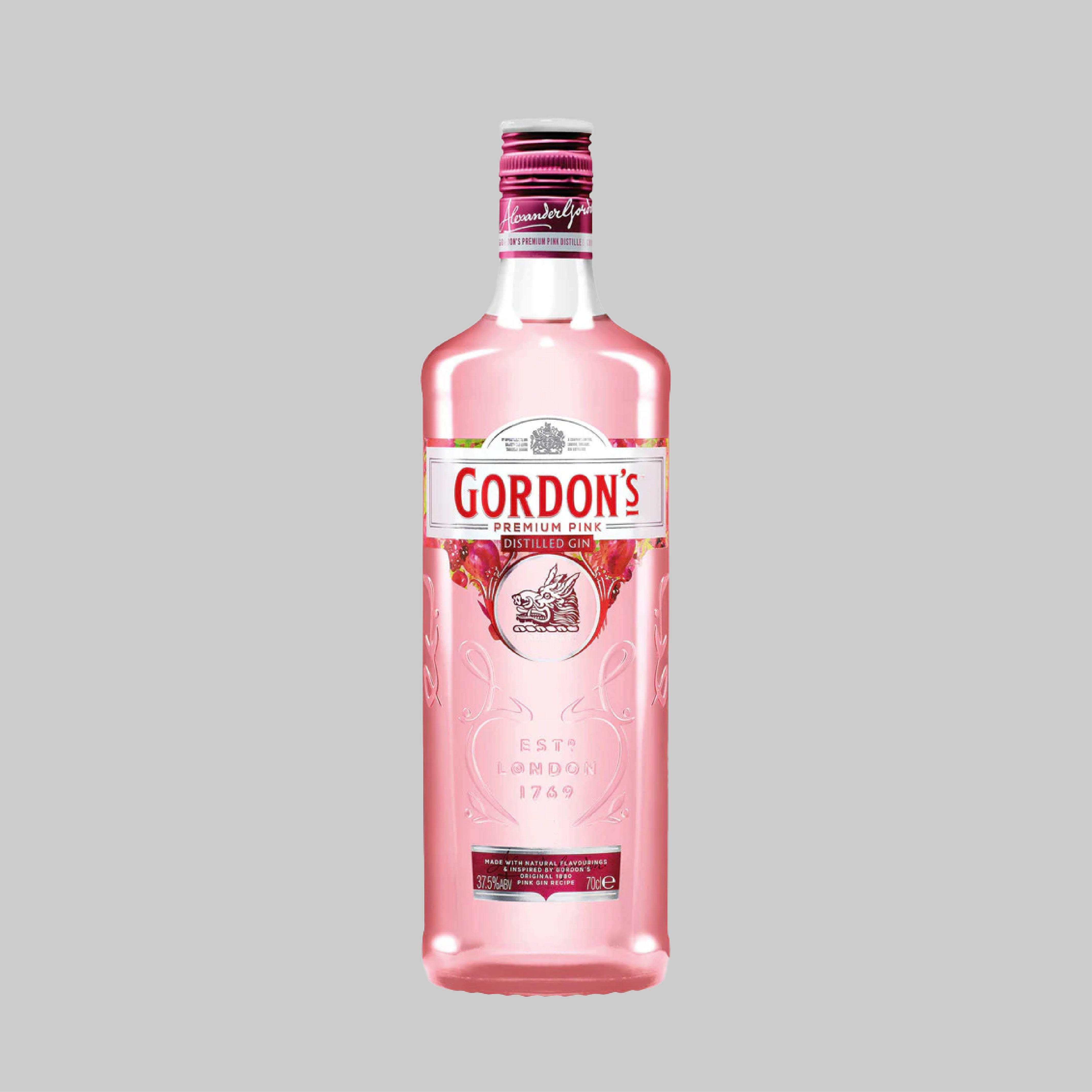 Gordon's Premium Pink Distilled Gin 750ml 37.5% - Time2Drink